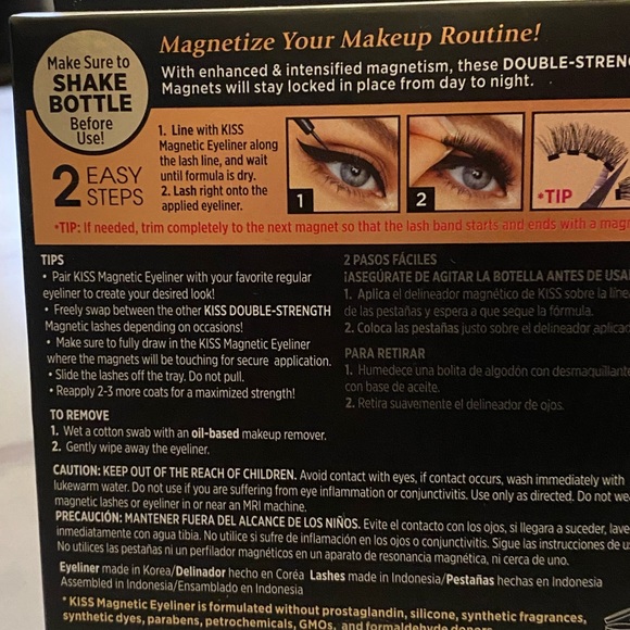 NEW IN BOX! 2 BRAND NEW KISS MAGNETIC EYELASHES - Picture 3 of 3
